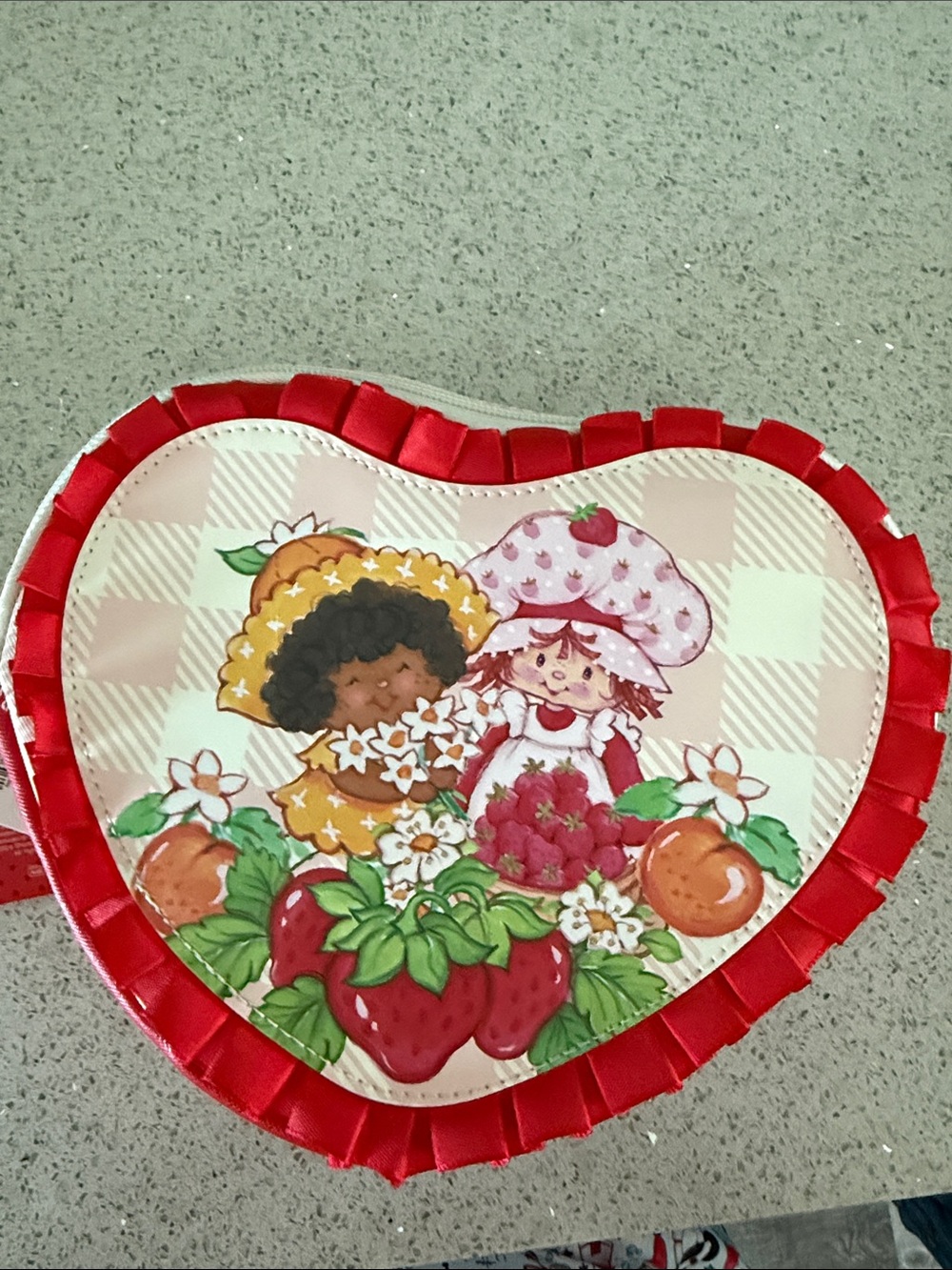 Strawberry shortcake & Friends Heart Pouch